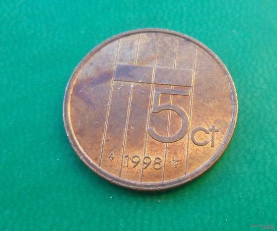 5 центов Нидерланды 1998 г.в.