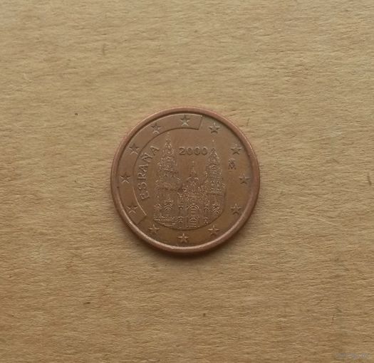 Испания, 5 евроцентов 2000 г.