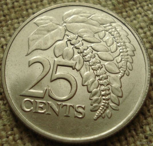 25 центов 1980 Тринидад и Тобаго