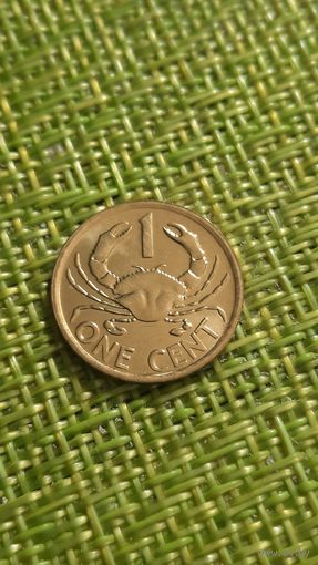 Сейшельские острова 1 цент 2014 г ( магнитит )