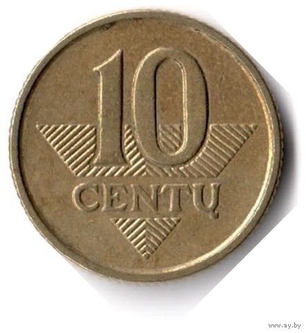 Литва. 10 центов. 2007 г.