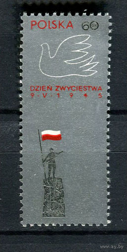 Польша - 1966 - Флаг - [Mi. 1673] - полная серия - 1 марка. MNH.