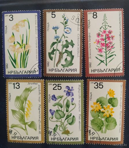 Болгария 1982 цветы