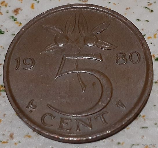 Нидерланды 5 центов, 1980 (14-12-13)