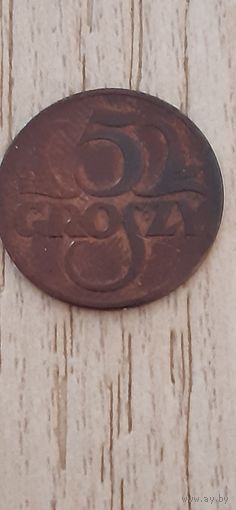 5 грошей 1925, Польша