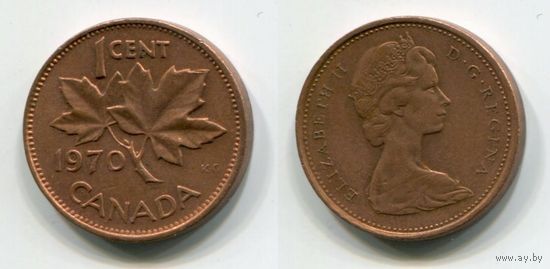 Канада. 1 цент (1970, XF)