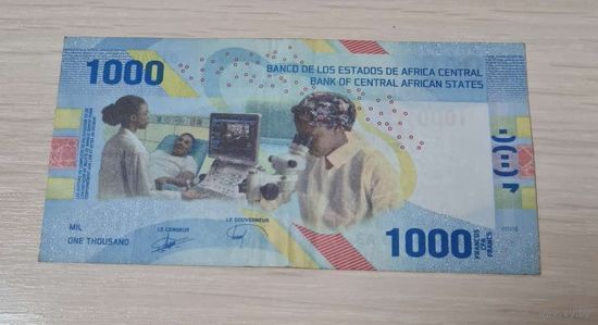 Центральная Африка 1000 франков, 2020