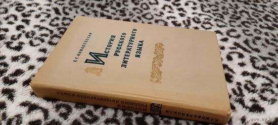 Книга - Е.Г. Ковалевская - История русского литературного языка