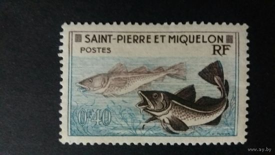 Сен-Пьер и Микелон 1957  рыбы