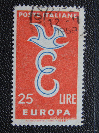 Италия 1958 г. Europa.