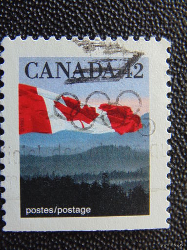 Канада 1990 г. Флаг.