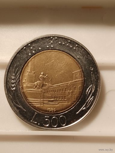 500 лир 1989 г. Италия