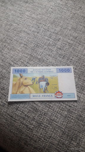 КАМЕРУН 1000 франков 2002 год/ U/
