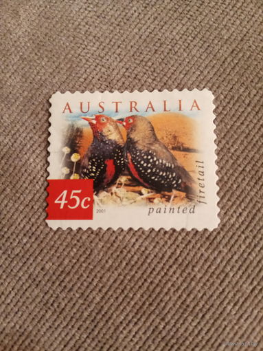 Австралия 2001. Птицы. Painted firetail