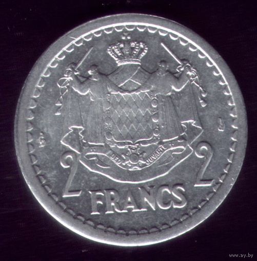 2 Франка 1943 год Монако