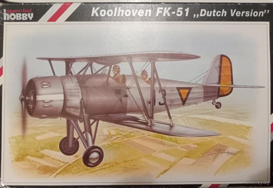 Модель самолета Koolhoven FK-51, 1/72, Special hobby