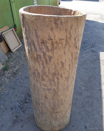 Бочка долбежка из цельного дерева, 135 см