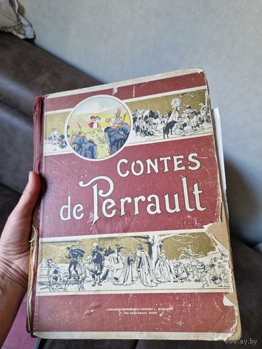 Сказки Шарля Перро на французском 1933 год Париж.