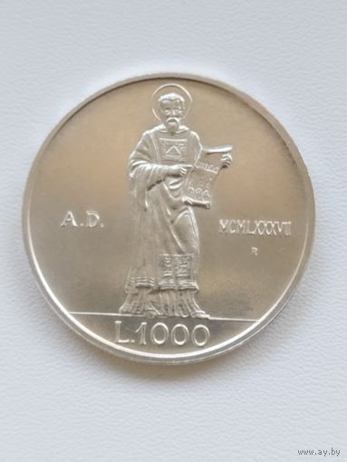 Сан Марино 1000 лир 1987 год