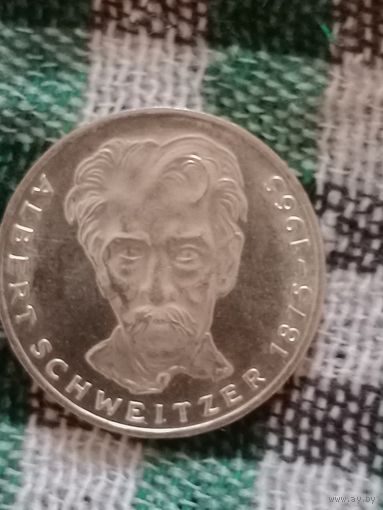 Германия 5 марок серебро 1975