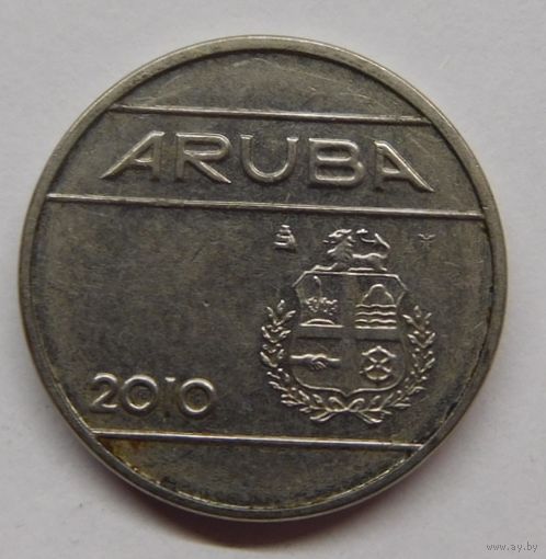 Аруба 25 центов 2010 г