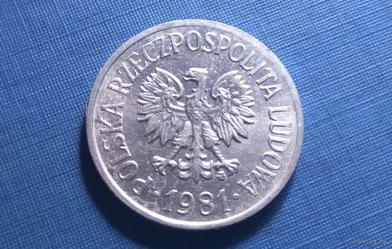 20 грошей 1981. Польша. XF!