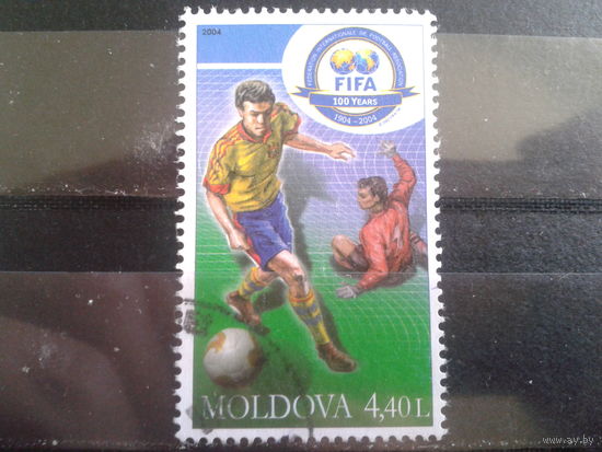 Молдова 2004 Футбол Михель-2,5 евро гаш