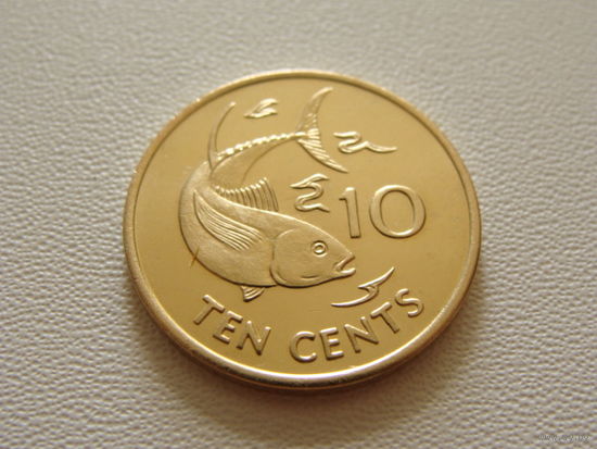 Сейшельские острова.  10 центов 2007 год KM#48a