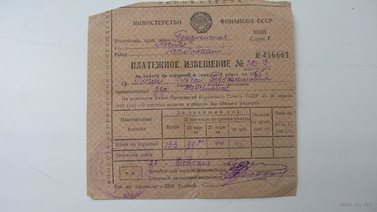 1955 г. Министерство финансов СССР