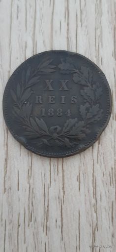 20 реалов 1884, Португалия