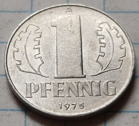 Германия - ГДР 1 пфенниг, 1975      ( 2-1-10 )