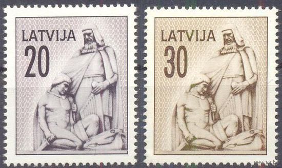 Латвия герб архитектура 5 марок
