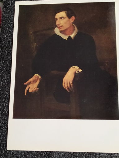 Открытка Антонис ван Дейк. 1599 – 1641. Мужской портрет. Около 1623. Государственный Эрмитаж.