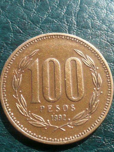 Чили 100 песо, 1992