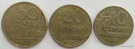 50-20-10 Сентаво 1970 (Бразилия)