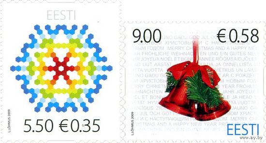 Новый год и Рождество, Праздники Эстония 2009 **