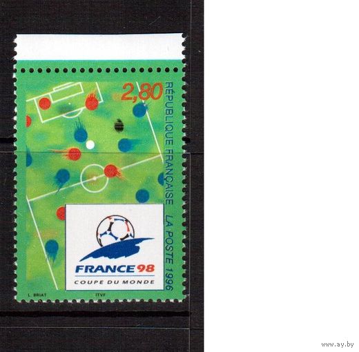 Франция-1995 (Мих.3126) , **, ЧМ по футболу,