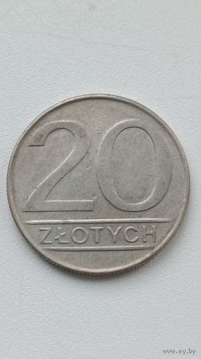 Польша. 20 злотых 1987 года.
