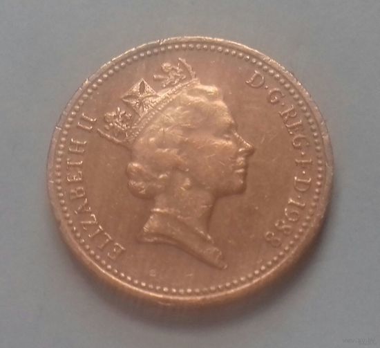 1 пенни, Великобритания 1988 г.