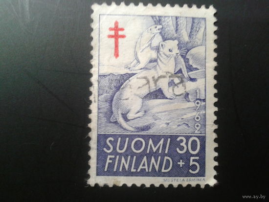 Финляндия 1962 пушной зверек