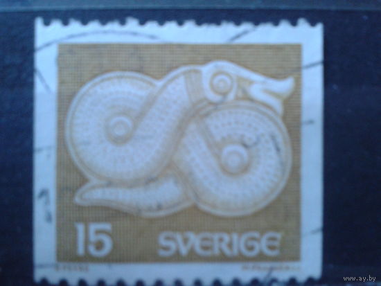 Швеция 1976 Стандарт, бронзовая пряжка 6 века