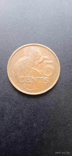 Тринидад и Тобаго 5 центов 1990 г.