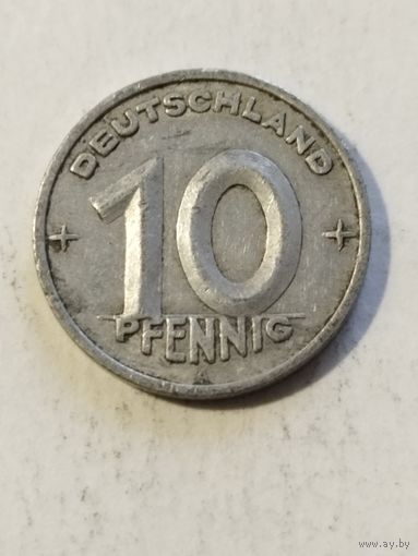 ГДР 10 пфенинг 1948 А