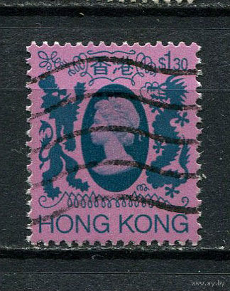 Британский Гонконг - 1982 - Королева Елизавета II 1,30$ - [Mi.398] - 1 марка. Гашеная.  (LOT V12)