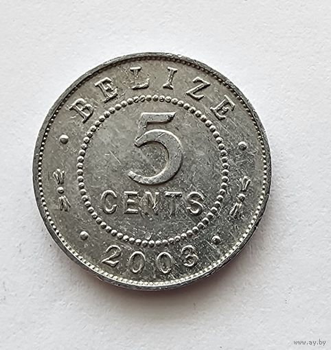 Белиз 5 центов, 2003