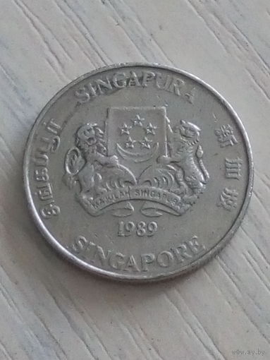 Сингапур 20 центов 1989г.