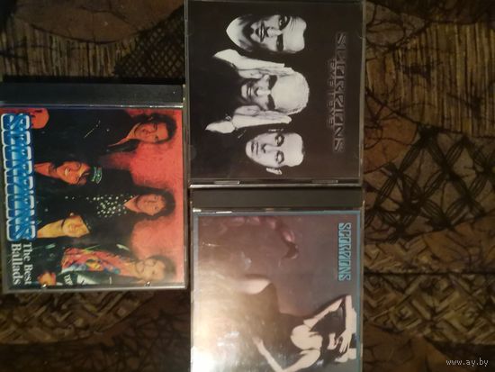 3 pcs audio CDs Albums SCORPIONS