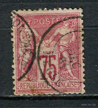 Франция - 1876/1881 - Аллегория 75С - [Mi.66I] - 1 марка. Гашеная.  (Лот 44Dk)