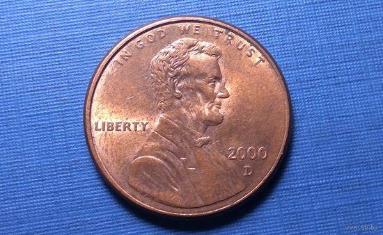 1 цент 2000 D. США.