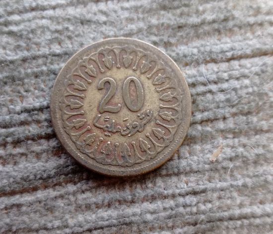 Werty71 Тунис 20 миллимов 1960